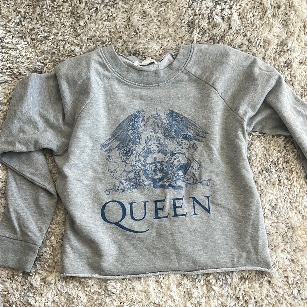 Queen Kids Gray Sweatshirt